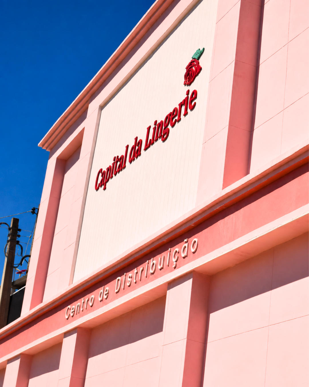 Fachada do centro de distribuição da Capital da Lingerie em Campinas-SP